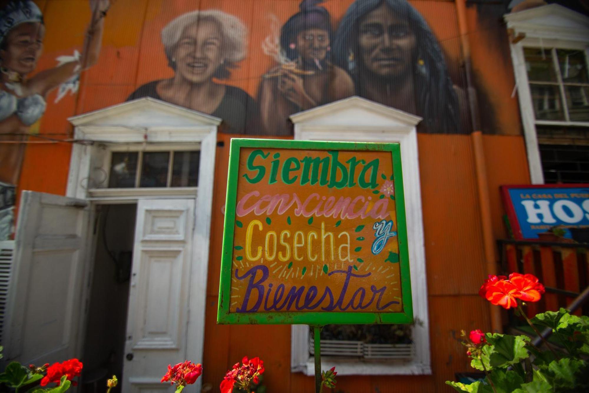 La Casa Del Puerto, Hostal Cultural, Cerro Alegre Valparaíso Esterno foto