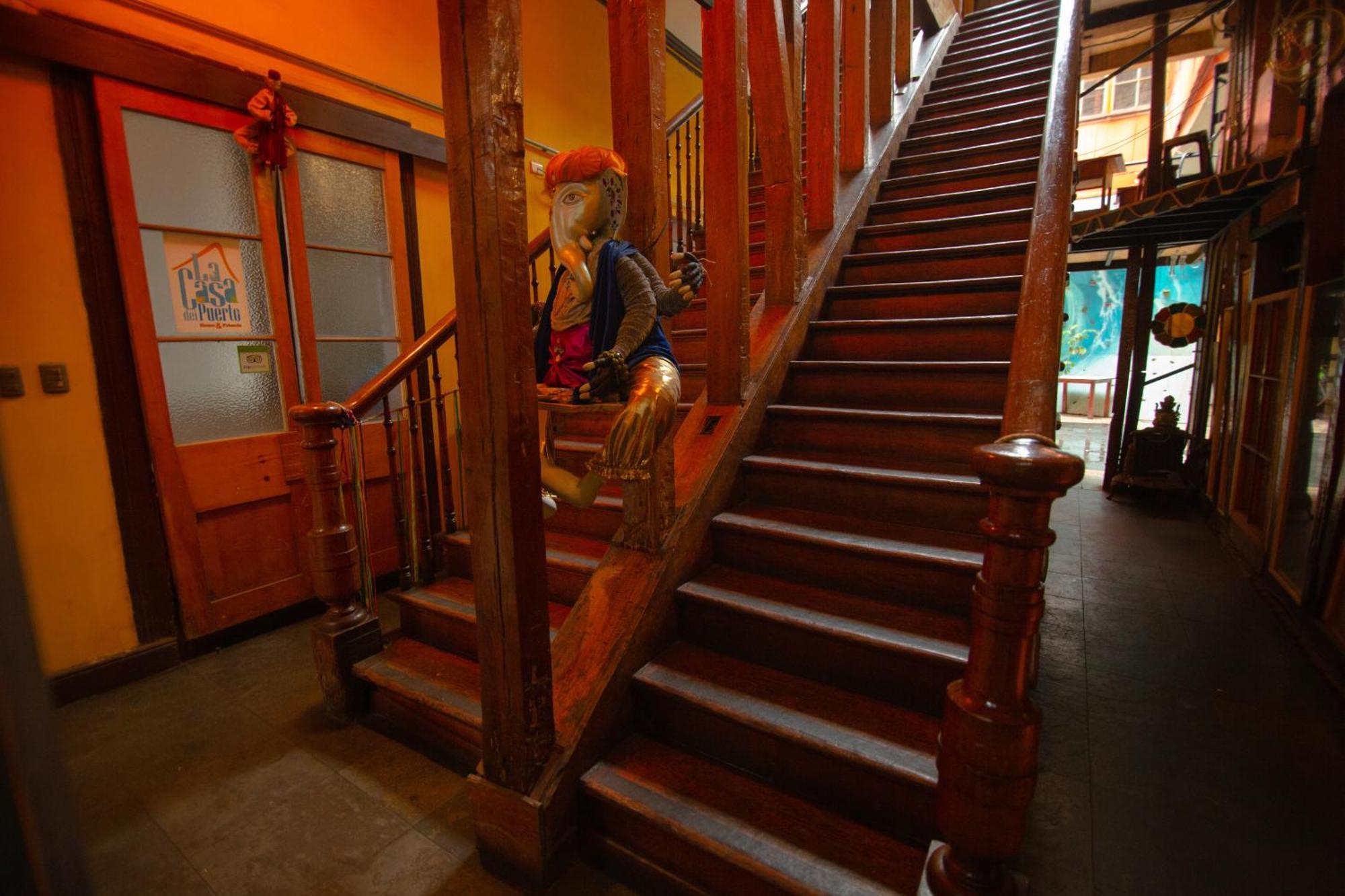 La Casa Del Puerto, Hostal Cultural, Cerro Alegre Valparaíso Esterno foto