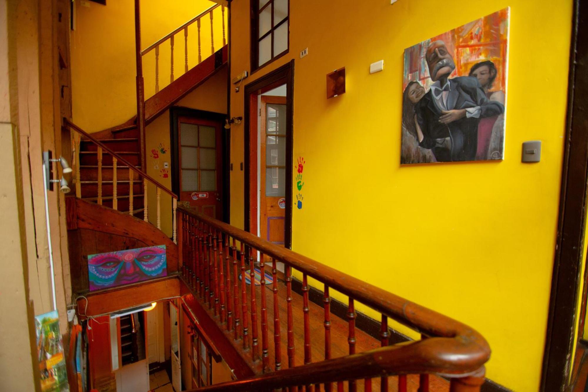 La Casa Del Puerto, Hostal Cultural, Cerro Alegre Valparaíso Esterno foto